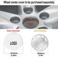 thumbnail image 5 of 4Pcs 16" Alloy Wheel Rim for Hyundai Elantra 2011-2013, 16x6.5-inch Silver Replacement Rim 70806, 5 of 12