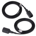 thumbnail image 4 of Cable de Extensión de Micrófono de Mano, Cable Extraible de 6 Pines de 1,5 M Para Radio Walkie Talkie ft 7800R, FT 8800R, FT 7900R, FT 8900R, 4 of 7