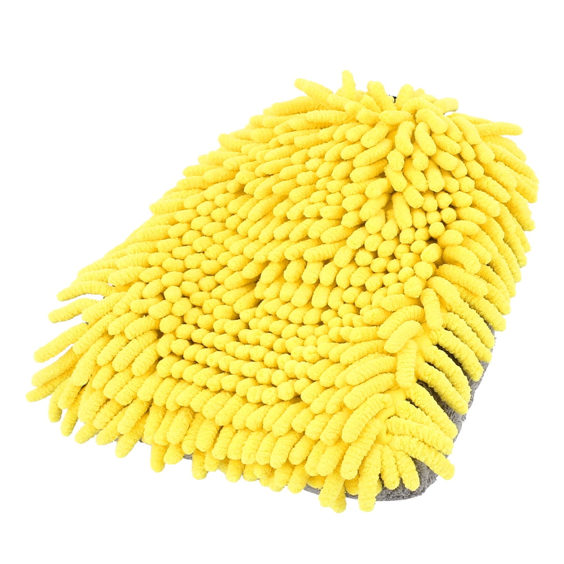 Unique Bargains Car Mitt Microfiber Wash Washing Cleaning Glove Anti Scratch Yellow