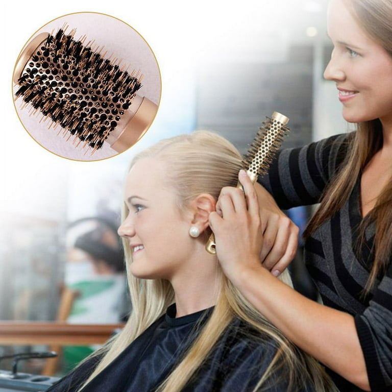 TWSOUL Women's Round Brush: Thermal Ceramic, Ionic Tech, Boar