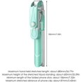thumbnail image 1 of Trípode para teléfono, trípode extensible Selfie Stick, trípode inalámbrico Selfie Stick con control remoto, soporte de trípode para teléfono celular para transmisión en vivo Vide (1pc, G XianweiShao 1327533243599, 1 of 1