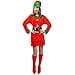 thumbnail image 3 of flatwhite Christmas Elf Costumes Red,Green (Women), 3 of 4