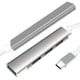 thumbnail image 3 of USB Splitter Computer Laptop Dock Converter Alloy 1-drag-4 Accesorio para computadora, Tipo-c, Gris Inevent EL000278-02B, 3 of 7