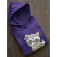 thumbnail image 3 of Cute Baby Racoon Halloween Hoodie Toddler -Image by Shutterstock,  2 Toddler, 3 of 4