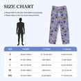 thumbnail image 2 of Salouo Fastfoods Print Pajama Pants for Men, Lounge Pants Elastic Waistband Casual Men's sleepwear Loungewear Sleep Pajama Pant -Large, 2 of 7