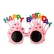 thumbnail image 1 of Novelty Happy Birthday Glasses, Sweet Birthday Sunglasses, Eyeglasses Dress glasses for party for Decoration Photo Party Favors Supplies Rosado Hugo accesorios de cumpleaños, 1 of 10