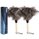 thumbnail image 1 of Plumero NEWONG de plumas de avestruz, 2 piezas, mango de madera, 36 cm, 1 of 8