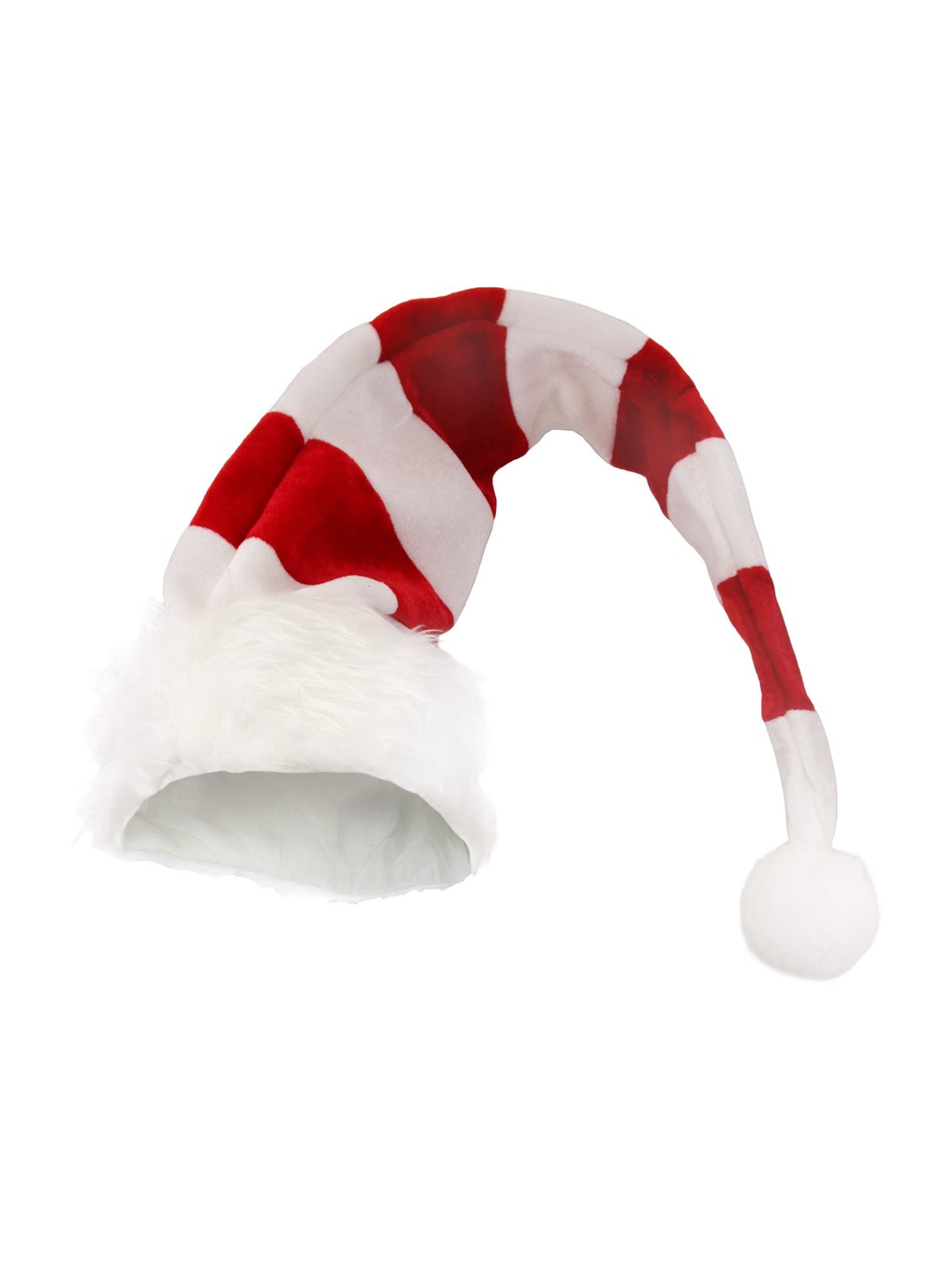 red and white elf hat