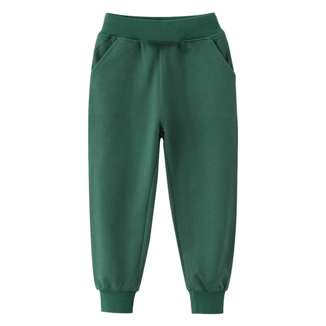 Girls' Autumn Winter Style Long Pants Sports Elastic Pants Boys Pants Clothes