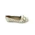 thumbnail image 5 of Victoria K Women's Snake Skin Texture Gold Chain Buckle Ballerina Flats, 5 of 5