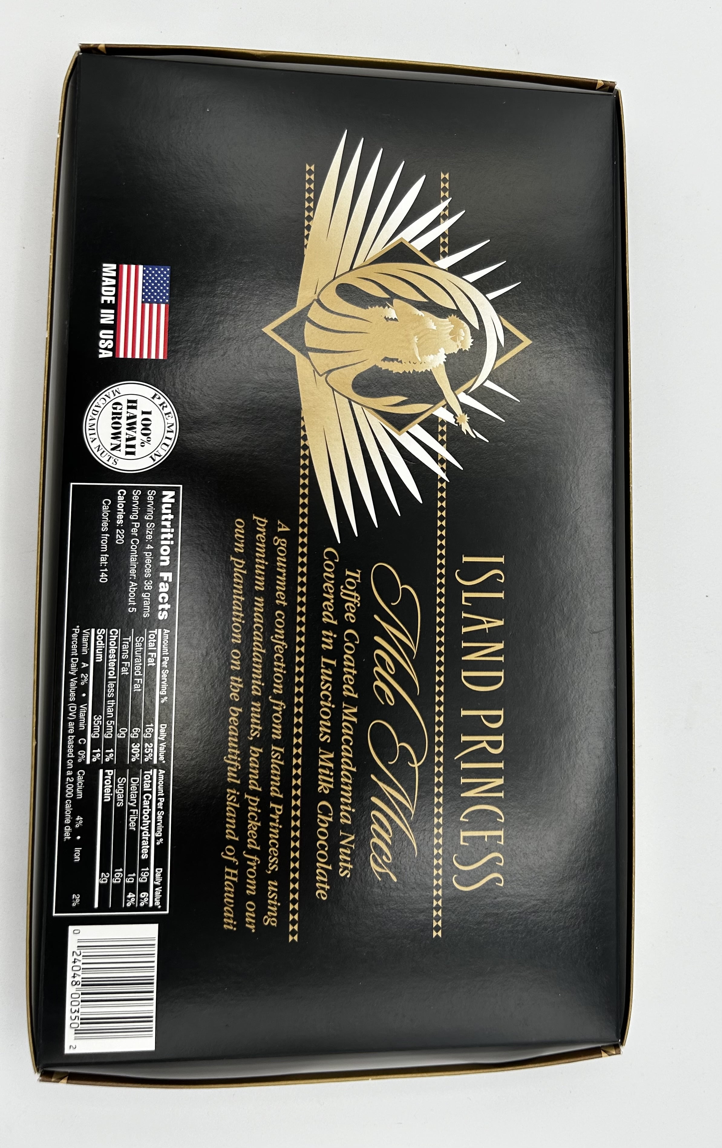 Island Princess Macadamia Nuts Toffee Coated Milk Chocolate, 7 oz.