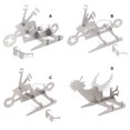 thumbnail image 4 of Yuarrent Estante para asar pollos, soporte extraíble para asar a la parrilla de acero inoxidable, barbacoa doméstica portátil en forma de motocicleta Cocina y Comedor Estrella Yuarrent HA012089-02, 4 of 6