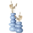 thumbnail image 5 of American Art Decor Foggy Blue Cairns Glass Vase Set - 5.7" x 11.8", 5 of 8