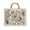 Blue, variant on Bamboo Handle Sequin Embroidered Floral Tote Bag Evening Handbag for Wedding Party