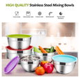 thumbnail image 4 of "Juego Bowls Acero Inox Ensaladera Mezclar Cocina Belug, Multicolor ", 4 of 5