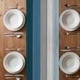 thumbnail image 6 of Blue Ombre Wooden Table Runner - 70 Inch Long, Kitchen Dining Table Runner Dresser Scarves, Farmhouse Retro Wood Gradient Farmhouse Decor for Coffee Tables Wedding Party Banquet, 6 of 8