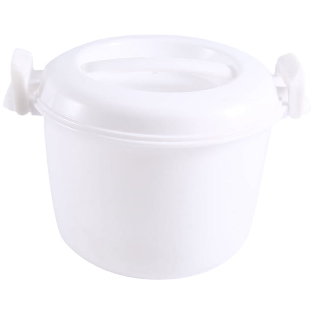 Olla arrocera multifunción para microondas, recipiente pequeño para almuerzo, utensilios de cocina para horno, 17,5 x 21 x 14 cm