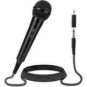 siisll Microphone Handheld Wired Microphone, Cardioid Dynamic Vocal Mic with 13ft Cable and ON/Off Switch, Ideally Suited for Speakers, Karaoke , Amp, Mixer