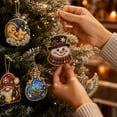 thumbnail image 4 of 2026 New Christmas Diamond Painting Suncatcher Kit, 6Pc Acrylic DIY Diamond and Pearl Art Painting, Mini Crystal Art Hanging Ornament Kit, Xmas Decorations for Home Wall Tree and Gift, 4 of 4