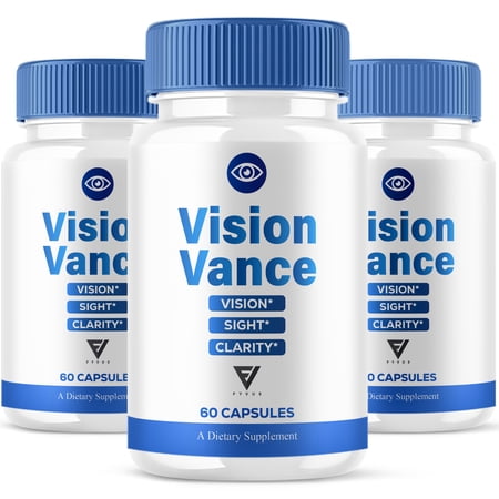 (3 Pack) Vision Vance Capsules, Vision Vans Eye Care Supplement (180 Capsules)