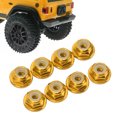 thumbnail image 4 of Tornillos M2, 8 Piezas M2 Tuercas Autoblocantes Hexagonales Tornillos Inserto De Nailon Con Bridas De aleación De Aluminio Para Coche RC 1:24 Axial SCX24 AXI90081 AXI00002, 4 of 7