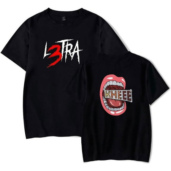 Luar La L Merch L3TRA T-Shirt Women Men Casual Crewneck Short Sleeve Fashion Tee
