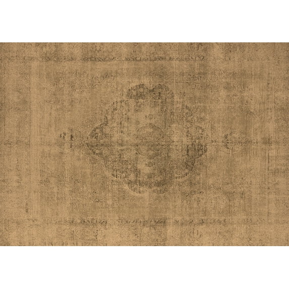 Ahgly Company Indoor Rectangle Oriental Brown Industrial Area Rugs, 5' x 8'
