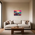 thumbnail image 5 of Tropical Sea Turtle Wall Art Theme Sunset Ocean Scene Wall Decor Modern Beach Canvas Painting Prints Artwork Home Decor Framed for Living room Bathroom Office, 5 of 8