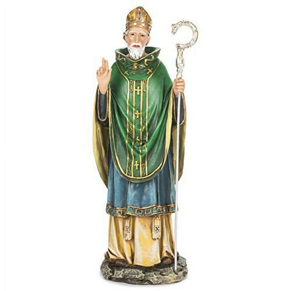 Joseph Studio Renaissance Saint Patrick Irish Bishop Religious Figurine 40724,Multi