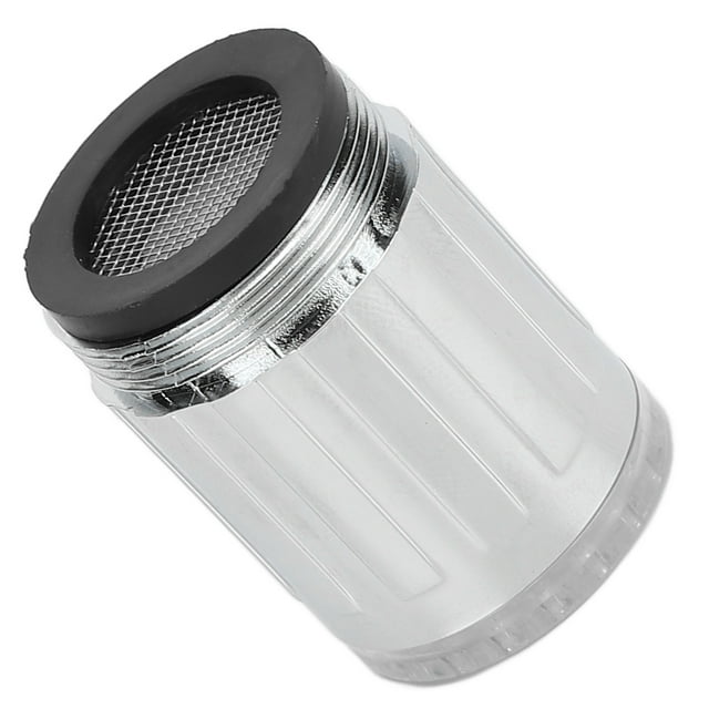LED Water Faucet, Spiral Mount Temperature Control Energy Saving LED Light Faucet Corrosion Resistance for Kitchen