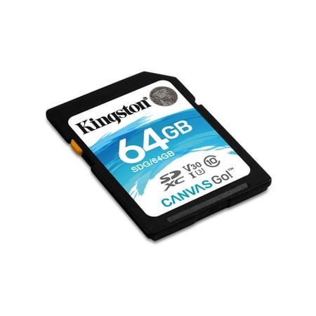 64GB SDXC Canvas Go 90R/45W CL10 U3 V30 (Best Format For 64gb Micro Sd Card)