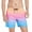 Orange Pink Gradient, variant on Mens Quick Dry Swim Trunks With Mesh Liner Breathable Bathing Suit Swim Shorts Blue Purple Gradient Size XL