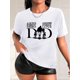 thumbnail image 1 of Women Crewneck Print Short Sleeve T-Shirts Summer Tees Loose Fit Graphic TopsFather's Day Inspired Women's Casual Fashion Tee, Round Neck Short Sleeve T-Shirt with "A Son's Hero, A Daughter's Love", 1 of 7