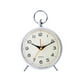 thumbnail image 4 of Reloj despertador mecánico de escritorio de metal con luz y vibración, alarma analógica. blanco, 4 of 9
