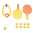 thumbnail image 3 of Tenis de mesa colgante, juguete de interacción entre padres e hijos, pelota pong colgante, entrenamiento 9 Bolas Amarillas Cola entrenador de tenis, 3 of 7