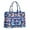 DarkBlue Cartoon Dinosaurs-3, variant on Large Capacity Tote Bag,DarkBlue Cartoon Dinosaurs Pattern Handbag Fashion Luxury Tote Bag,15.7"x13"x 5.1" Inches,Laptop Compatible