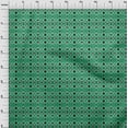 thumbnail image 4 of oneOone Rayon Green Fabric Asian Block Sewing Craft Projects Fabric Prints by Yard 56 Inch Wide, 4 of 4