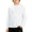 White, variant on KAUOD Boys Long Sleeve Shirts Crewneck Cotton Pullover Sweatshirts Kids Oversized Casual Fashion Solid Basic Drop Shoulder Tee Tops