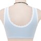 thumbnail image 5 of Gibobby Brasier de Cierre Frontal Ropa interior de mujer Hebilla frontal Ropa interior bordada Sujetador dee algodón recogido sin sujetador de anillo de(Gris,44), 5 of 5