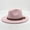 Pink, variant on Dyfzdhu Windfall Men & Women Vintage Wide Brim Fedora Hat With Belt Buckle Green
