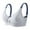 Blue, variant on Women Nursing Bra No Underwire - Maternity Underwear, Thin Open Button Design, Nylon/Spandex, Sizes 34-42, Comfortable for Daily Use