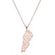 thumbnail image 1 of Wartleves ZHXXCUM - Collar con colgante de mapa del Líbano de acero inoxidable, collar con mapa patriótico del Líbano para mujeres y hombres, regalos de joyería de apoyo al Líbano y Palestina, 1 of 7