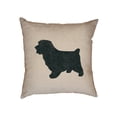 thumbnail image 1 of Norfolk Terrier Dog Decorative Linen Throw Cushion Pillow Case with Insert, 1 of 6