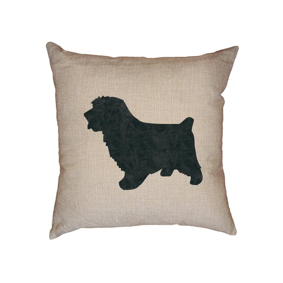 Norfolk Terrier Dog Decorative Linen Throw Cushion Pillow Case with Insert