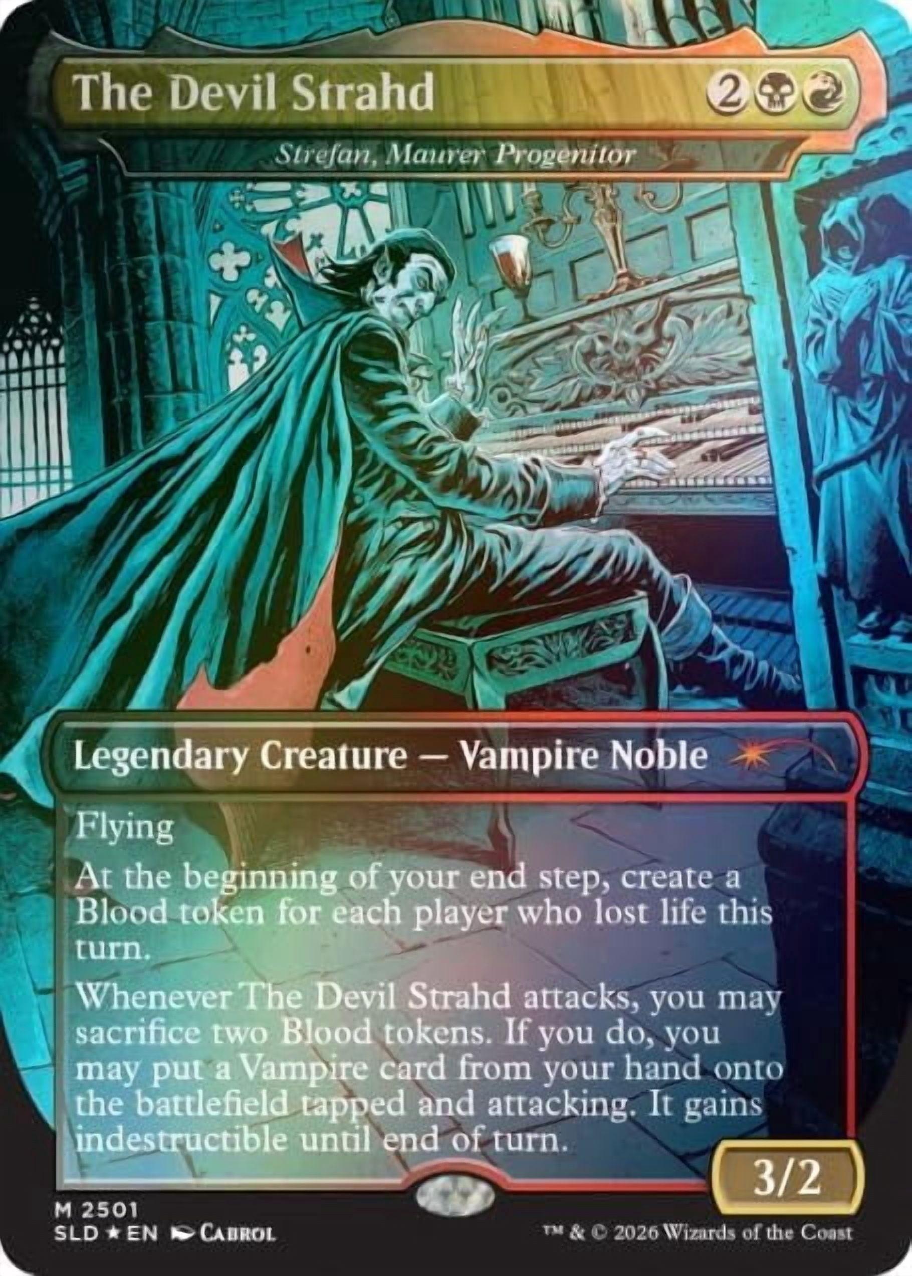 Magic: The Gathering Secret Lair x Dungeons & Dragons: Strahd's Descent Foil Edition