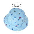 thumbnail image 2 of FlapJackKids - Patterned Sun Hat - Sailboat/Sub -XS (0-6M), 2 of 5