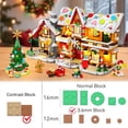 thumbnail image 5 of TERRAMUS Advent Calendar Gingerbread House Building Set, 3-in-1 Transforming Christmas Village Mini Bricks, Toys for Kids Teens Age 10+, 5 of 9