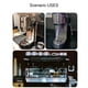 thumbnail image 3 of Injueey Boquilla de vapor Instalación práctica Tubo de boquilla de tamaño compacto Decoración de 3 agujeros Superficie lisa Suministros de café a Juegos de servir café y té Injueey HA064631-00, 3 of 6