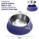 thumbnail image 2 of Cuenco para perros de acero inoxidable con base de goma para comida y agua, plato para cuenco para mascotas, cuenco para gatos, 2 of 6