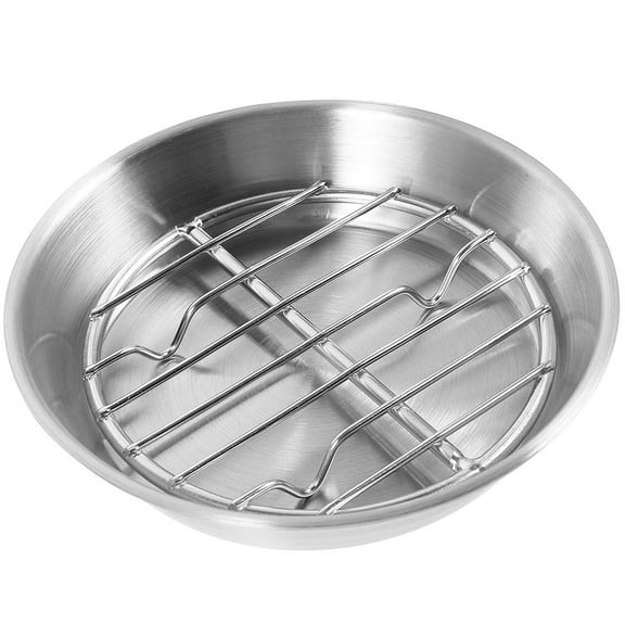 CIMAXIC Multipurpose Cooking Baking Sheet With Wire Rack Round For Parties And Family Gatherings 1Set